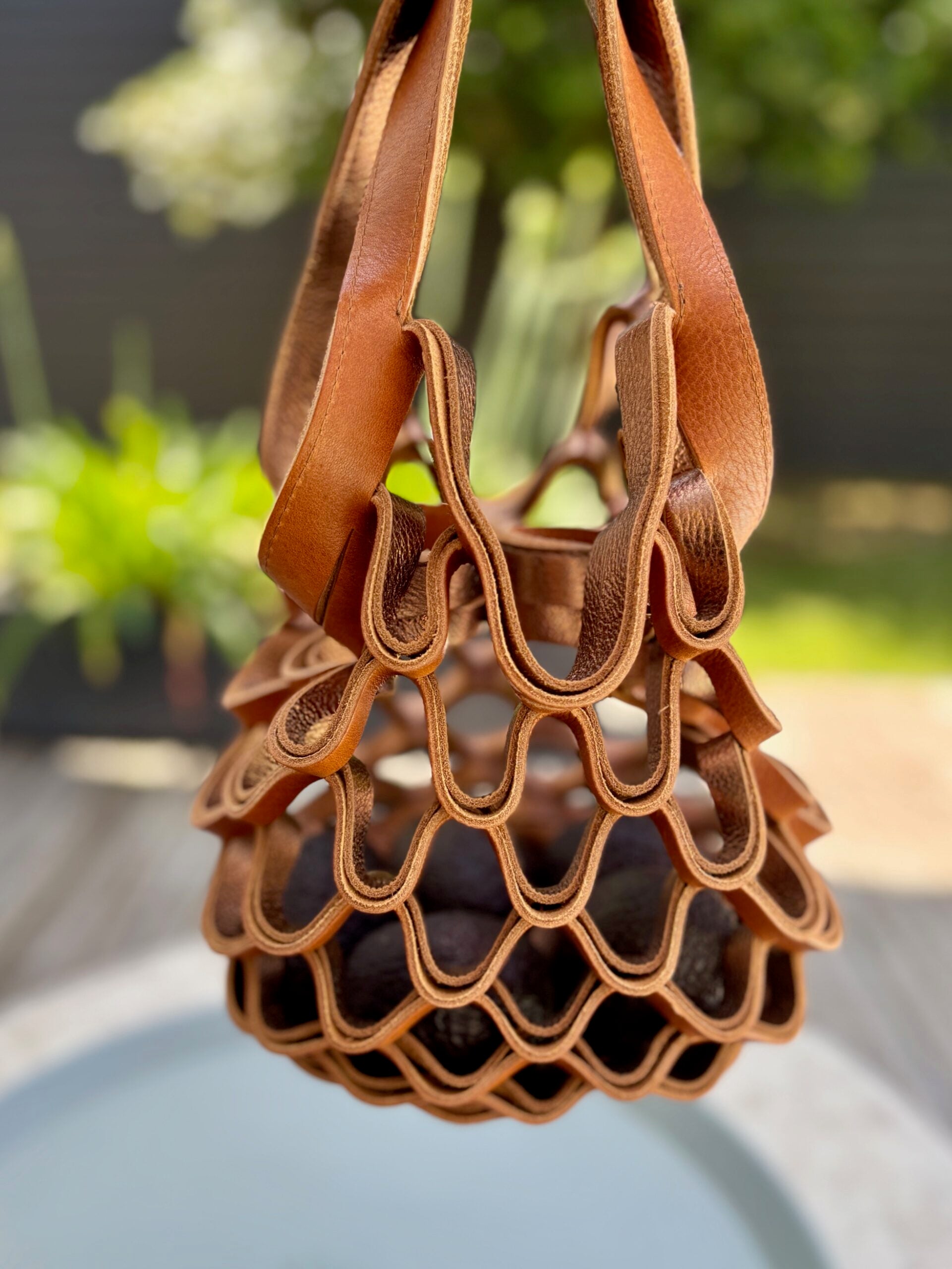 Die Zest Bag Braun und Kupfer