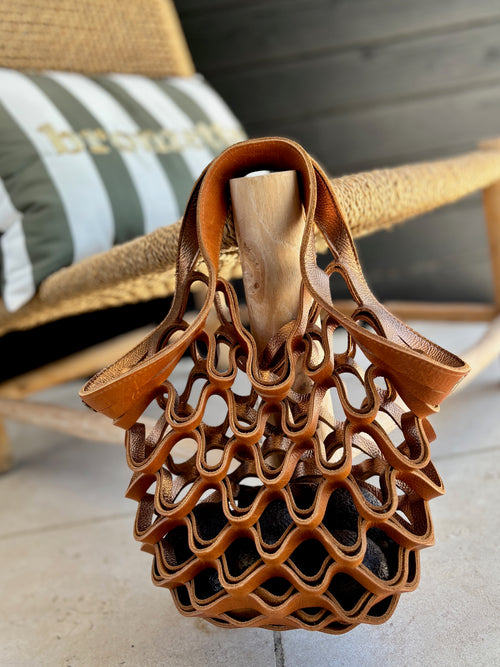 Die Zest Bag Braun und Kupfer