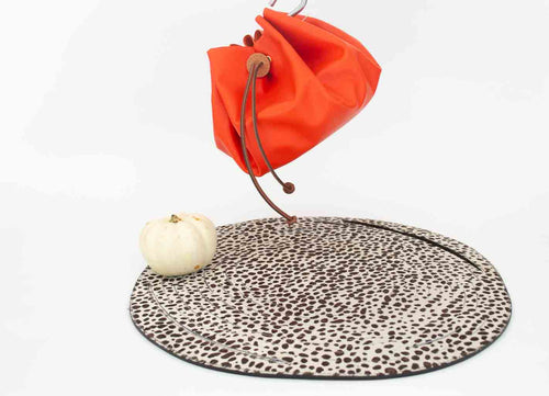 Die Zest Bag Braun und braun gepunktet