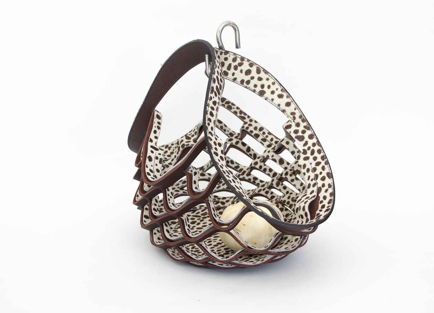 Die Zest Bag Braun und braun gepunktet